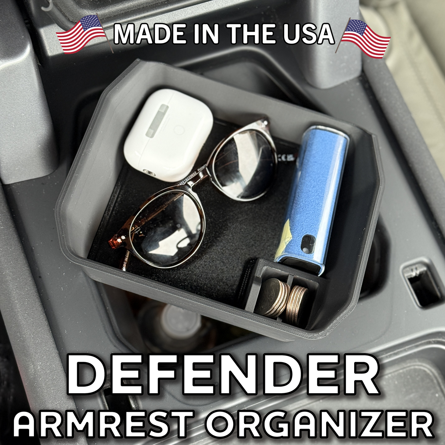 Defender Armrest Organizer