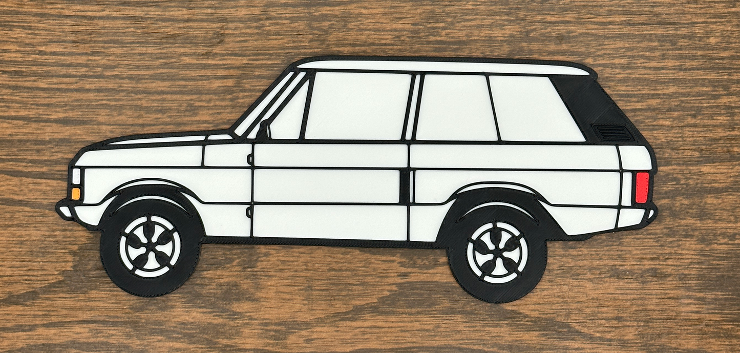 BOOKMARK: RANGE ROVER Classic Silhouette bookmark