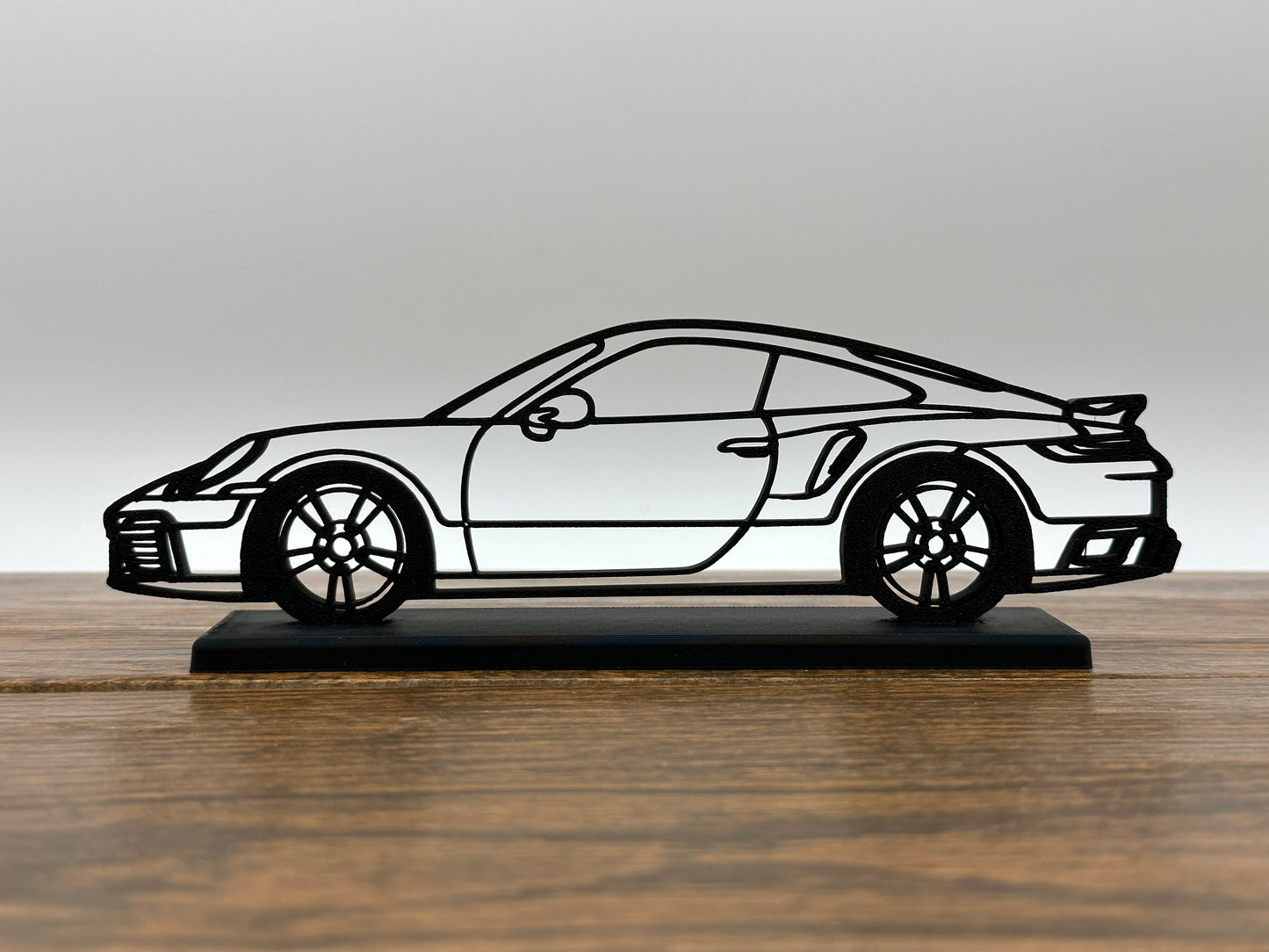 Porsche 911 Turbo S Model Wireframe, fun for your desk