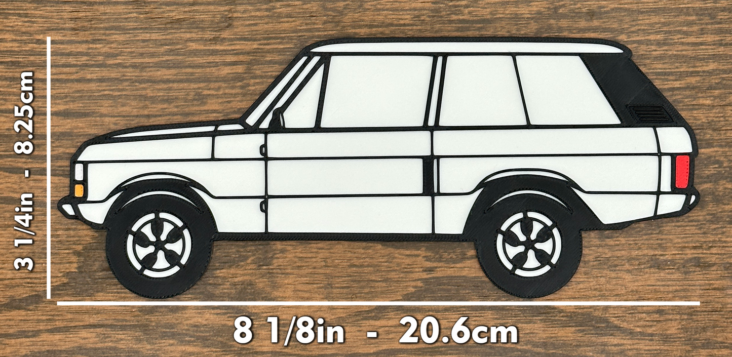 BOOKMARK: RANGE ROVER Classic Silhouette bookmark