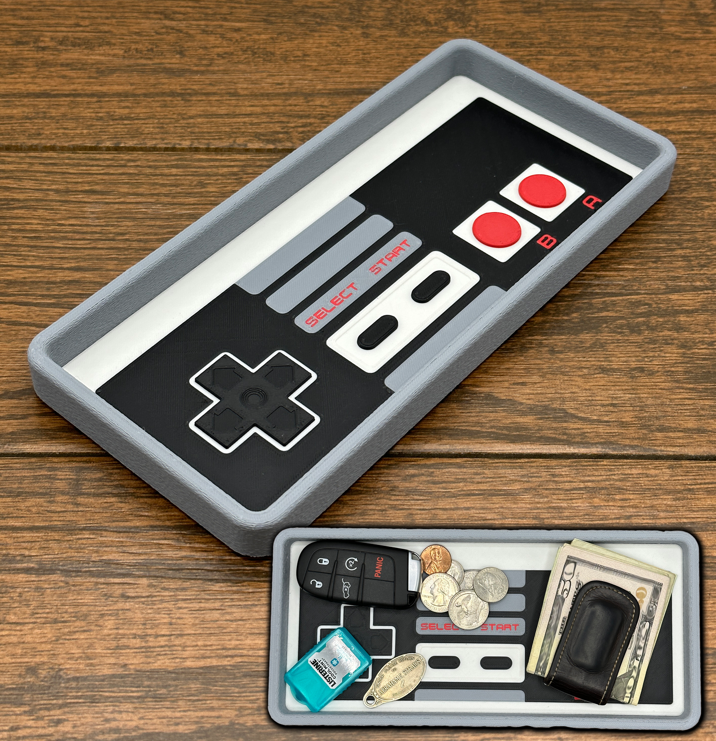 NES Valet Tray, Catch All Tray, Nintendo EDC organizer, NES Desk Tray, Gift for Him, Groomsmen Gift, Gamer Gift, Retro Gamer, Dorm Decor